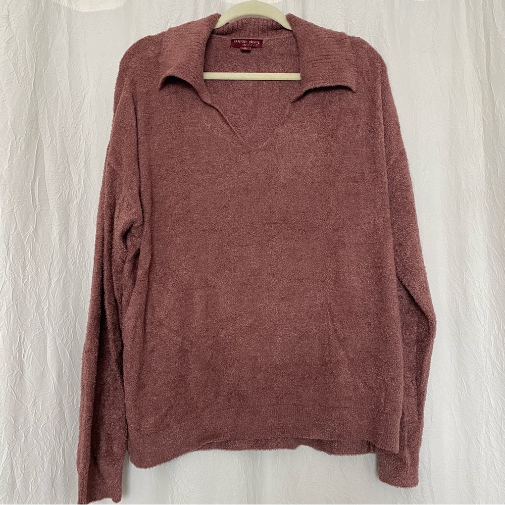 Barefoot Dreams Burgundy Pullover
